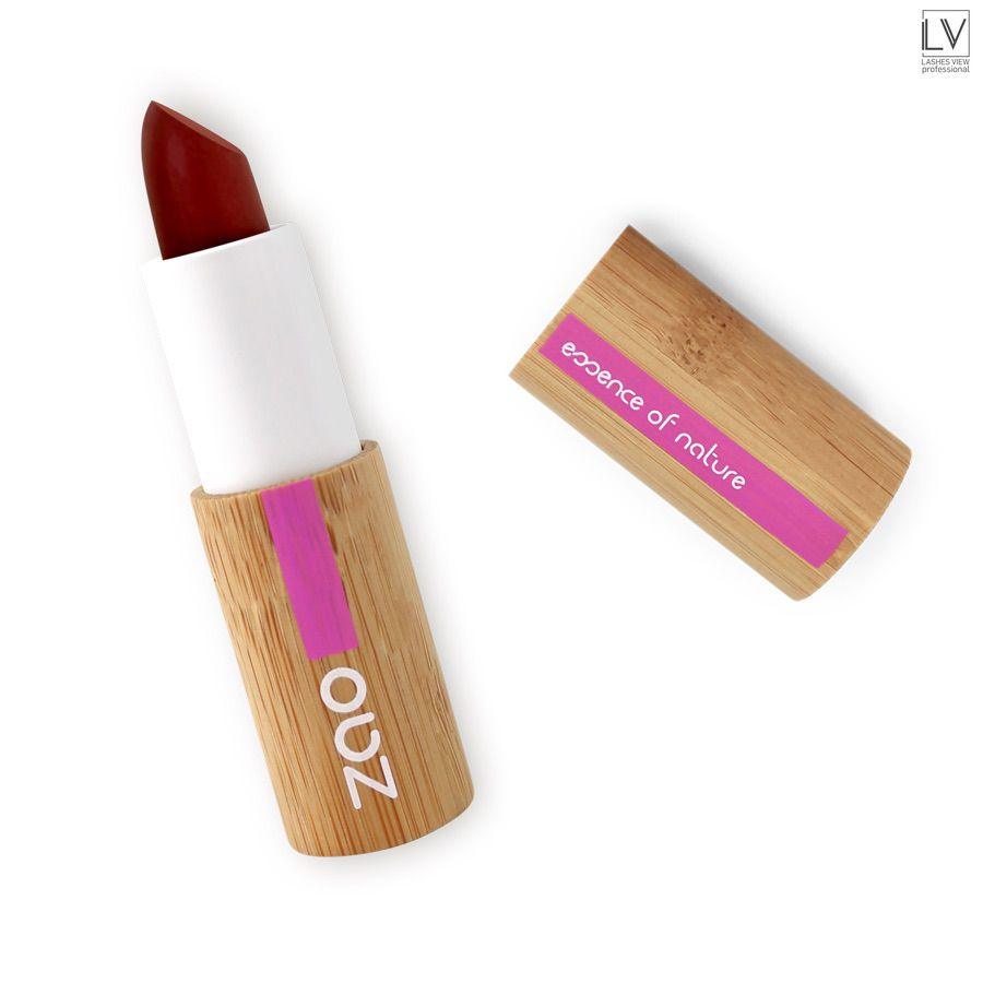 Cocoon Lippenstift 413 Bordeaux, Bambus Verpackung. 