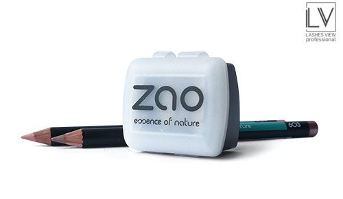Pencil Sharpener ZAO essence of nature. Naturkosmetik  aus recyceltem Plastik für dicke und dünne Stifte geeignet.